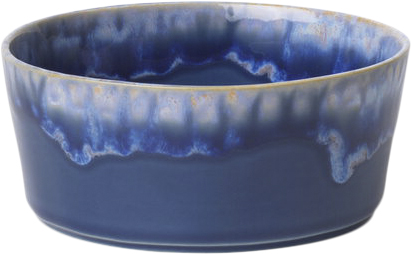Gres Skål blå 50 cl É14cm H6cm